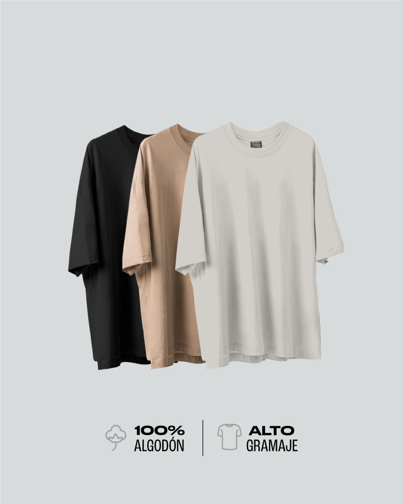 Camisetas Básicas Oversize Earth Core