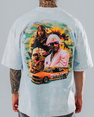 Camiseta Oversize Acid Wash Retro Icons Camiseta Oversize Acid Wash Retro Icons