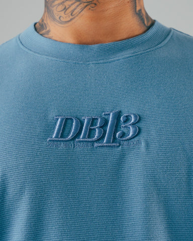 Camiseta Oversize Azul Tela Bombon DB13