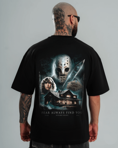 Camiseta Oversize Friday Terror Camiseta Oversize Friday Terror