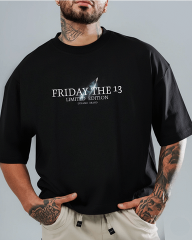 Camiseta Oversize Friday Terror Camiseta Oversize Friday Terror