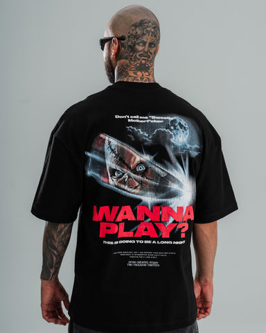 Camiseta Oversize Horror Night Camiseta Oversize Horror Night
