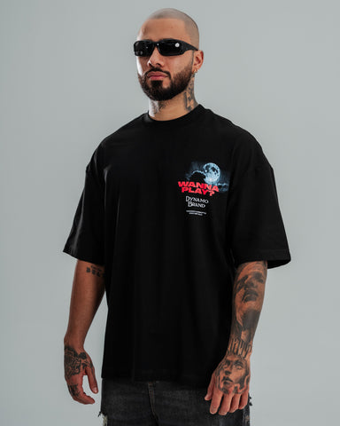 Camiseta Oversize Horror Night Camiseta Oversize Horror Night