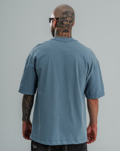Camiseta Oversize Rule Breaker Blue Camiseta Oversize Rule Breaker Blue