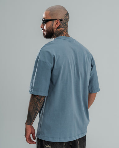 Camiseta Oversize Rule Breaker Blue Camiseta Oversize Rule Breaker Blue