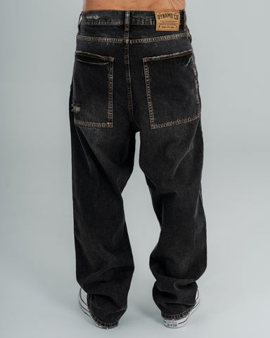 Jeans Baggy Distressed Black Jeans Baggy Distressed Black