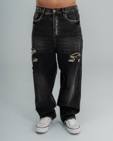 Jeans Baggy Distressed Black Jeans Baggy Distressed Black