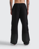 Sudadera Negra Pinstripe Utility