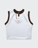 Crop Top Blanco Royal Muse