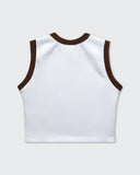 Crop Top Blanco Royal Muse