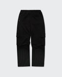 Sudadera Negra Pinstripe Utility
