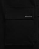 Sudadera Negra Pinstripe Utility