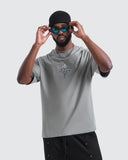 Camiseta Gris Oversize Warrior of World