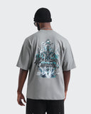 Camiseta Gris Oversize Warrior of World