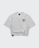 Camiseta  Blanca Boxy Broken
