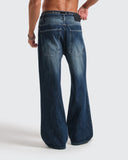 Jean Azul Wide Leg Rebel Wash