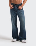 Jean Azul Wide Leg Rebel Wash