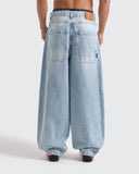 Jean Azul Claro Baggy Destroyed