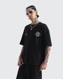 Camiseta Negra Oversize Promising