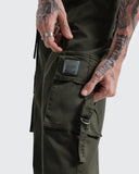 Jogger Cargo Army Green