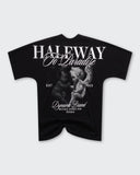 Camiseta Negra Oversize Paradise