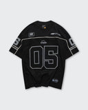 Camiseta Negra Oversize Worldwide