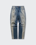 Jeans Azul Regular Distressed