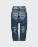 Jeans Azul Regular Distressed