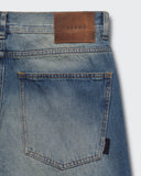 Jeans Azul Regular Distressed