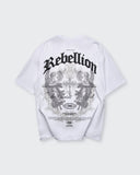 Camiseta Blanca Oversize Rebellion