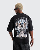Camiseta Negra Oversize Eternal Faith