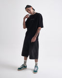 Camiseta Negra Oversize Divine Judgement