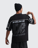Camiseta Negra Oversize Worldwide
