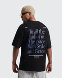 Camiseta Negra Oversize Legends
