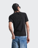 Camiseta Negra Relaxed Fit Core Washed