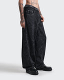 Jean barrel azul Classic Wide para hombre – vista 5 – Dynamo Brand