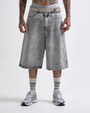 Bermuda Jorts  Black Wash