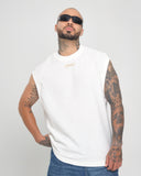Camiseta Sin Mangas Rib White