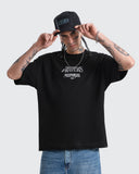 Camiseta Negra Oversize Silent Prayers