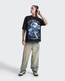 Camiseta Negra Oversize Code X