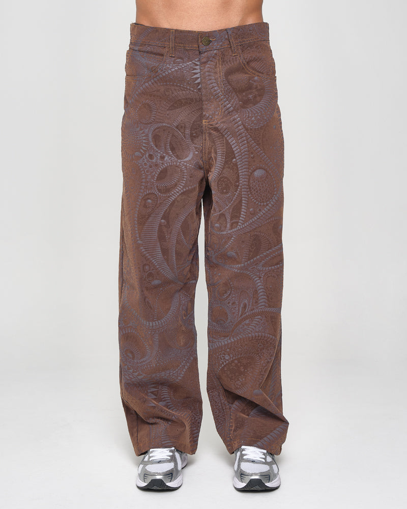 Jean Baggy Basico Beige