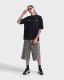 Camiseta Negra Oversize Silent