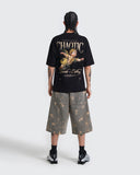 Camiseta Negra Oversize Silent