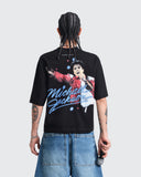 Camiseta Negra Boxy King of Pop