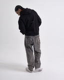Hoodie oversize negro DNM para hombre – vista 6 – Dynamo Brand