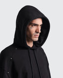 Hoodie Negro Oversize Obsidian