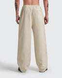 Pantalón crema Cream Relax para hombre – vista 3 – Dynamo Brand