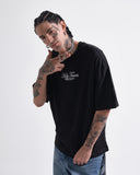 Camiseta Oversize Negro Holy Tears