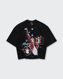 Camiseta Negra Boxy King of Pop
