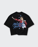 Camiseta Negra Boxy King of Pop
